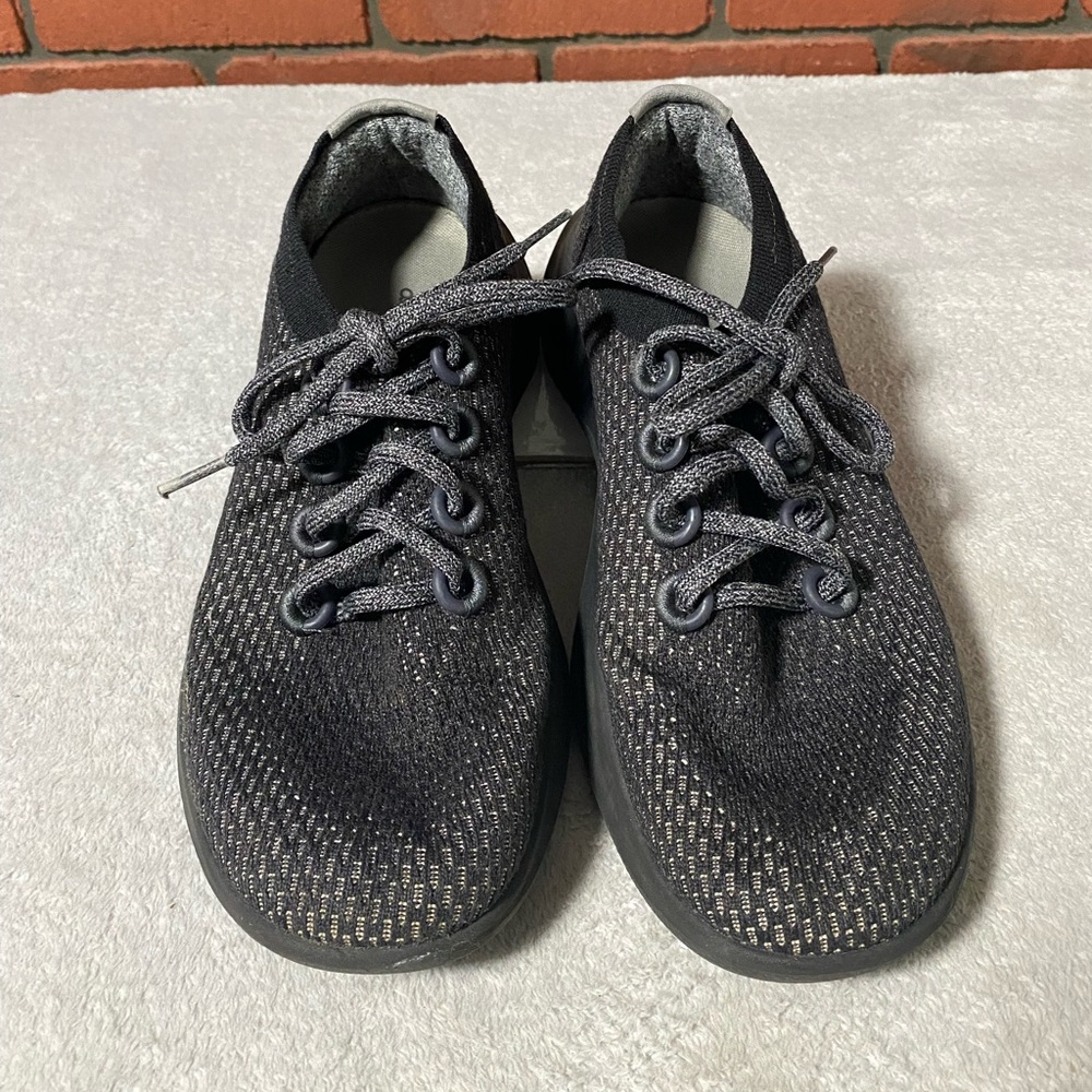 Allbirds TD Tree Dashers Women’s Size W10 Black‎ Mesh  Running Shoes